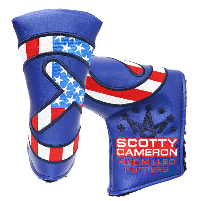 スコッティキャメロン サークルT ヘッドカバー インダストリアル USA / ブルー ツアーオンリー パターカバー Scotty Cameron  Circle T Tour Only – ゴルフホリックス