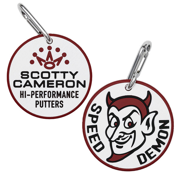 スコッティキャメロン ラバー パッティングディスク スピードデーモン バッグタグ カラビナ付き 限定 Scotty Cameron Putting  Disc Speed Demon – ゴルフホリックス