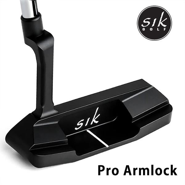 SIK シック PRO マットブラック ARMLOCK プロ アームロック パター GOLF エスアイケイ ゴルフ オリジナルスチールシャフト装着  Black MB