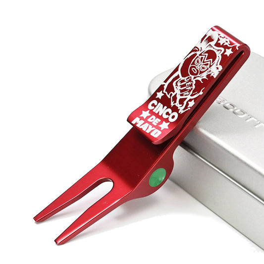 スコッティキャメロン 限定 クリップ ピボットツール シンコデマヨ エル ジェフ グリーンフォークミステッド レッド Scotty Cameron