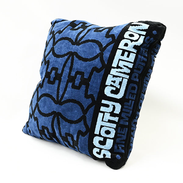 スコッティ キャメロン スコッティドッグ ウォールペーパー ピロー ネイビー SCOTTY CAMERON Scotty Dog Wallpaper Pillow NAVY 017306 クッション 枕