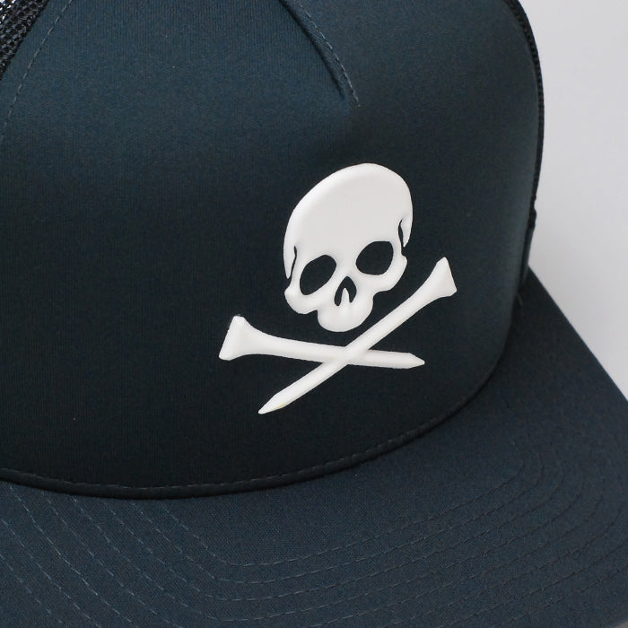 ジーフォア G FORE スカル アンド ティ メッシュ スナップバック キャップ チャコール ゴルフ G4 ジーフォー SKULL&T'S CAP