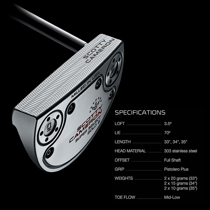 スコッティキャメロン スーパーセレクト 2023 パター ゴーロー6 Scotty Cameron Super Select Golo6 Putter USモデル キャメロン タイトリスト