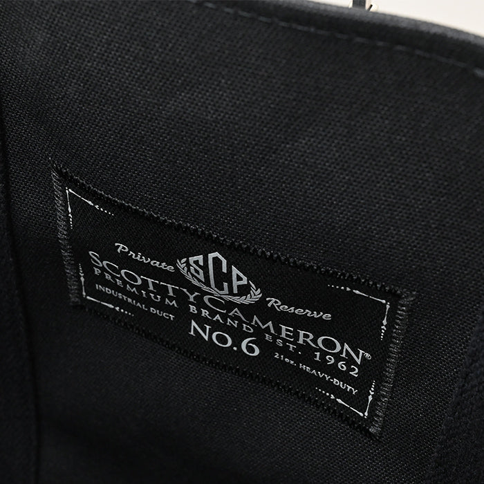 スコッティキャメロン 限定 キャンバス トートバッグ ドッグウォールペーパー サークルT ブラック Scotty Cameron TOTE BAG DOG WALL PAPER Black Circle T