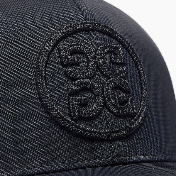 ジーフォア G FORE サークル ジー スナップバック キャップ オニキス ブラックアウト ストレッチ ツイル ゴルフ G4 ジーフォー Circle G's TRUCKER CAP ONYX