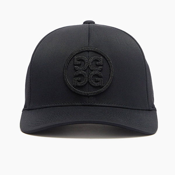 ジーフォア G FORE サークル ジー スナップバック キャップ オニキス ブラックアウト ストレッチ ツイル ゴルフ G4 ジーフォー Circle G's TRUCKER CAP ONYX