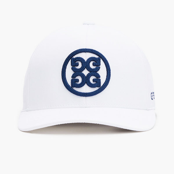 ジーフォア G FORE サークル ジー スナップバック キャップ スノー ホワイト ストレッチ ツイル ゴルフ G4 ジーフォー Circle G's TRUCKER CAP