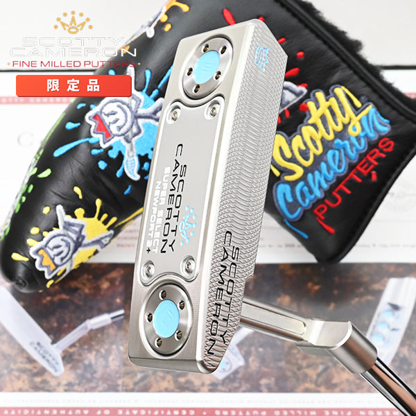 スコッティキャメロン 2023 スーパー セレクト ニューポート2+ 正規カスタム パター COA証明書付き Scotty Cameron Newport2 Plus ベイビーブルー Super Select