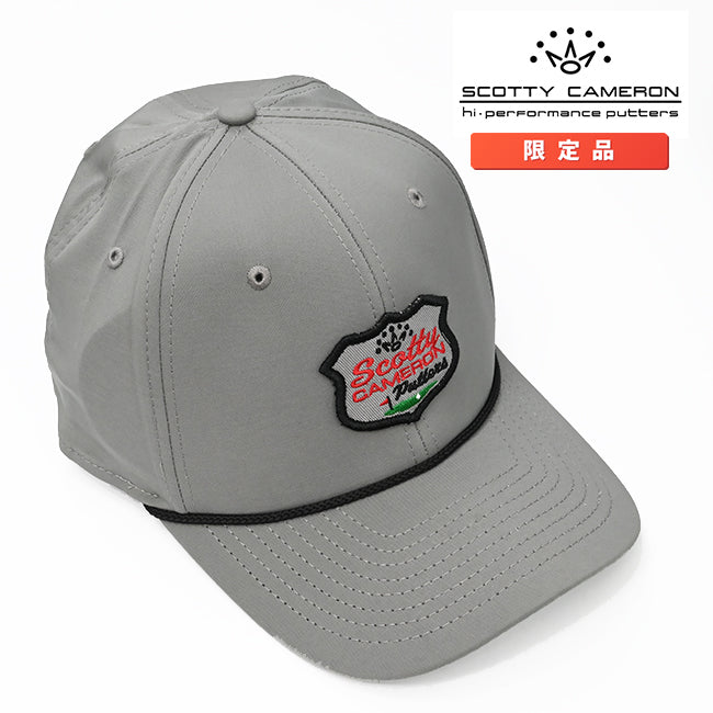 スコッティキャメロン レトロパッチ ロープ キャップ グレー フリーサイズ Retro Patch Rope CAP Grey 104961 Scotty Cameron キャメロン