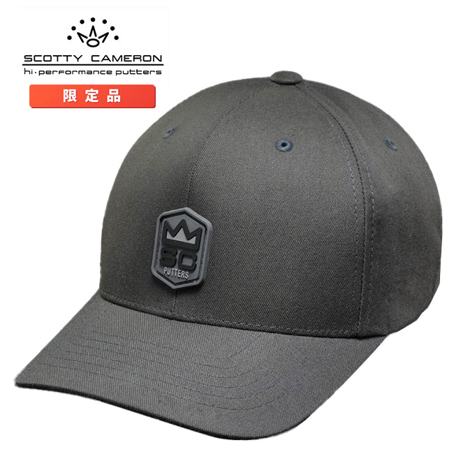 スコッティキャメロン SC キング パッチ フレックスフィット ゴルフ キャップ ダークグレー SCOTTY CAMERON King Patch CAP Dark Gray 105354