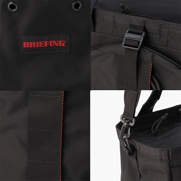 ブリーフィング トートバッグ BRIEFING アーバン ジムワイヤー ブラック URBAN GYM WIRE BRL233T02 ファスナー付き 2WAY バッグ ショルダー シューズ収納