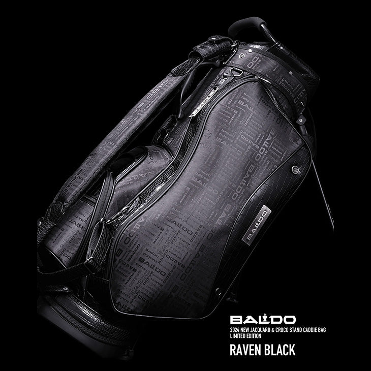 バルド BALDO 2024 NEW JACQUARD & CROCO STAND CADDIE BAG LIMITED EDTION ジャカード＆クロコ スタンドキャディバッグ＆ヘッドカバーセット BAC-011