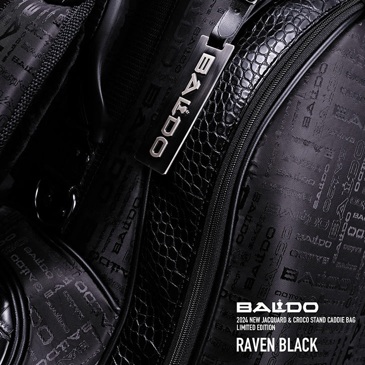 バルド BALDO 2024 NEW JACQUARD & CROCO STAND CADDIE BAG LIMITED EDTION ジャカード＆クロコ スタンドキャディバッグ＆ヘッドカバーセット BAC-011