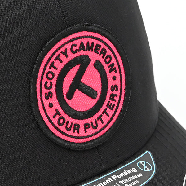 スコッティキャメロン Circle T パッチ スナップバック キャップ ブラック / ピンク フリーサイズ Scotty Cameron キャメロン  サークルT Cap フレックスフィット – ゴルフホリックス