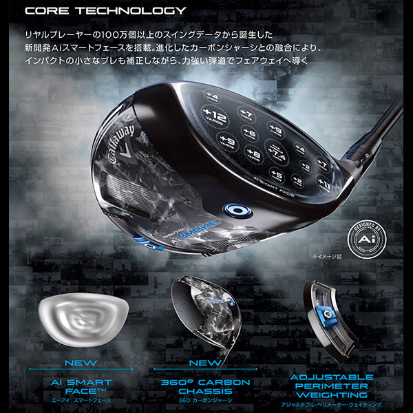 キャロウェイ PARADYM Ai SMOKE MAX ドライバー TENSEI 50 for Callaway カーボンシャフト 日本仕様 Callaway パラダイム エーアイ スモーク マックス