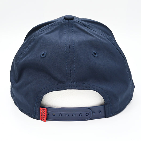 スコッティキャメロン レトロパッチ ロープ キャップ ネイビー フリーサイズ スナップバック Retro Patch Rope CAP Navy 022649 Scotty Cameron キャメロン