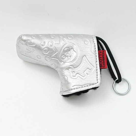 スコッティキャメロン 限定 ミニ ヘッドカバー型 オーナメント キーホルダー シルバー キーリング Scotty Cameron Mini Head Cover Ornament kye Fob Silver