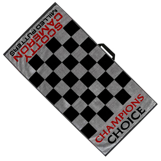 スコッティ キャメロン ラウンドタオル チャンピオンズ チョイス ライトグレー 限定 Champions Choice Towel Scotty Cameron