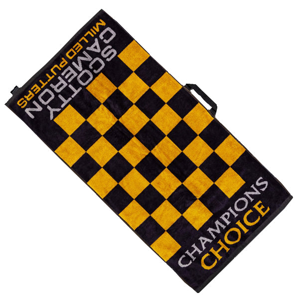 スコッティ キャメロン ラウンドタオル チャンピオンズ チョイス イエロー 限定 Champions Choice Towel Scotty Cameron