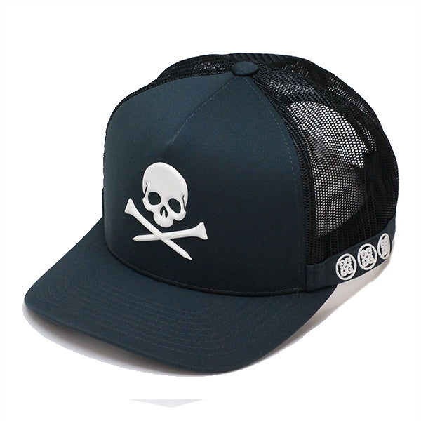 ジーフォア G FORE スカル アンド ティ メッシュ スナップバック キャップ チャコール ゴルフ G4 ジーフォー SKULL&T'S CAP