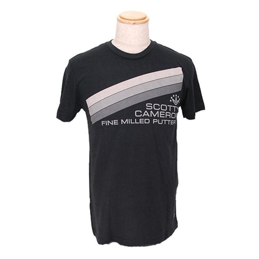 スコッティキャメロン 限定 Tシャツ グレーストライプ ブラック Scotty Cameron キャメロン GREY STRIPES Black