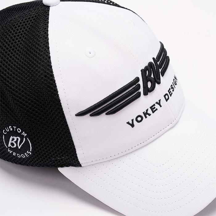 ボーケイ Vokey BV Wings ツアー パフォーマンス フリーサイズ キャップ ホワイト/ブラック BV ウイングス Cap  US仕様｜ゴルフホリックス本店 – ゴルフホリックス