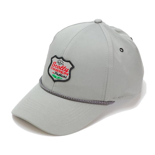 スコッティキャメロン レトロパッチ ロープ キャップ グレー フリーサイズ Retro Patch Rope CAP Grey 022648 Scotty Cameron キャメロン