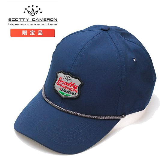 スコッティキャメロン レトロパッチ ロープ キャップ ネイビー フリーサイズ Retro Patch Rope CAP Navy 022649 Scotty Cameron キャメロン