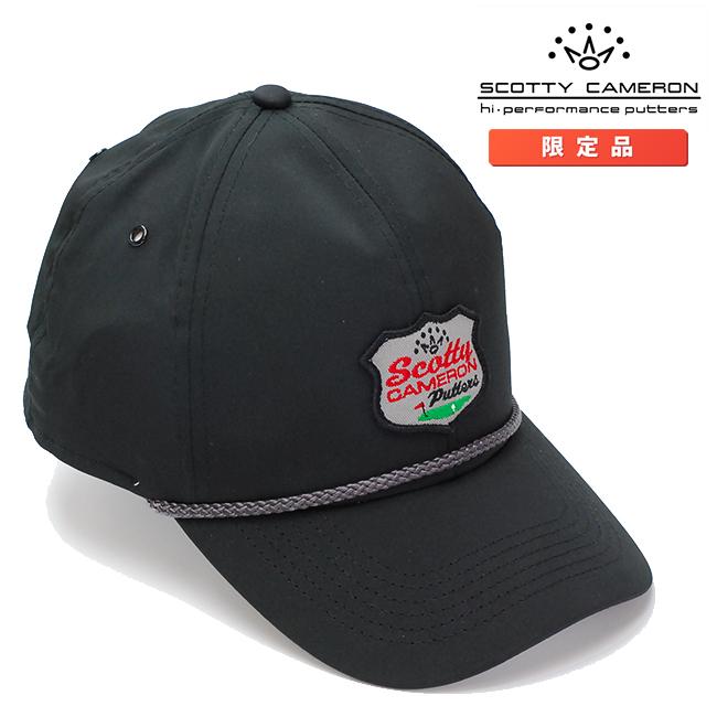 スコッティキャメロン レトロパッチ ロープ キャップ ブラック フリーサイズ Retro Patch Rope CAP Black 102859 Scotty Cameron キャメロン