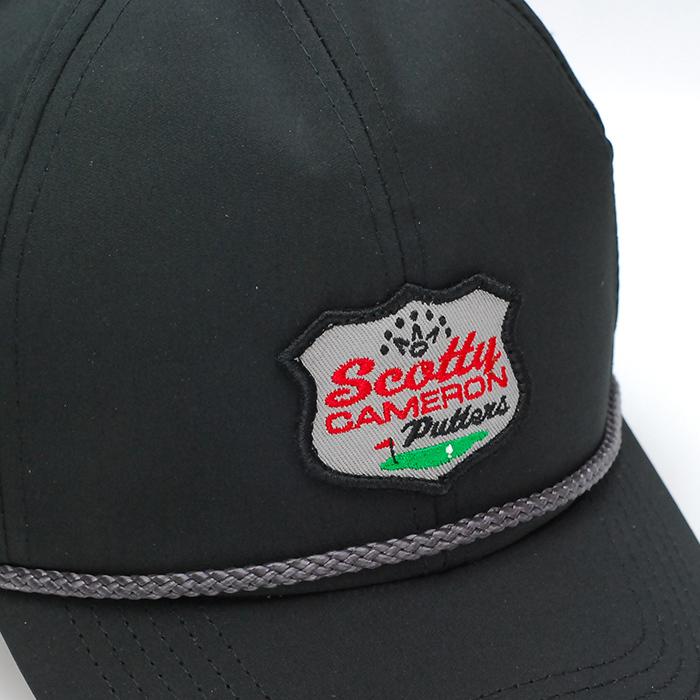 スコッティキャメロン レトロパッチ ロープ キャップ ブラック フリーサイズ Retro Patch Rope CAP Black 102859 Scotty Cameron キャメロン