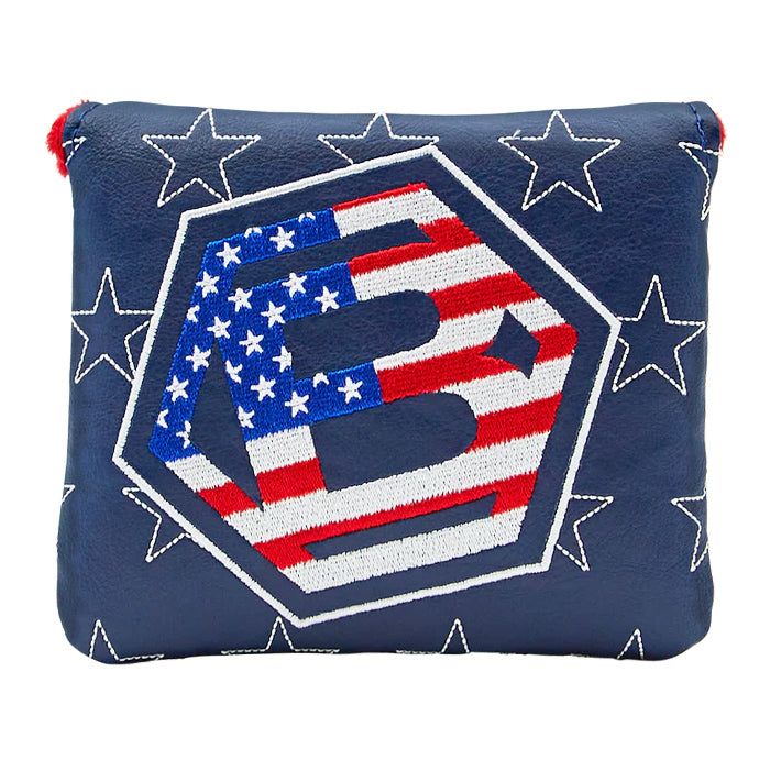 ベティナルディ 独立記念日 4th of July ヘックスフラッグ パターカバー マレットタイプ ヘッドカバー ブルー BETTINARDI 星条旗